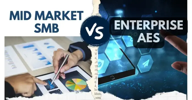 difference between mid market SMB and enterprise AES